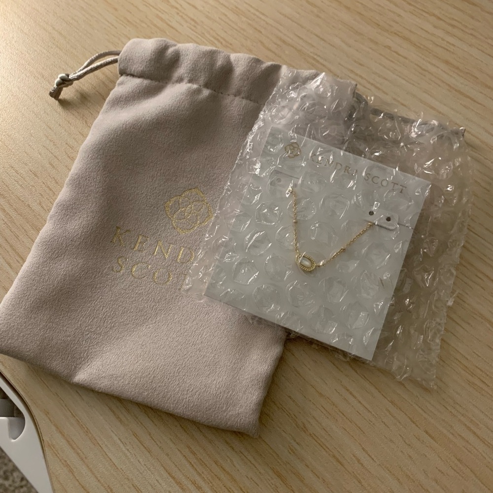 NWT Kendra Scott Mini Elisa Ivory Necklace - Picture 3 of 3